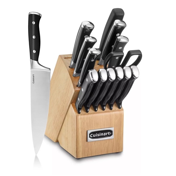 CUISINART Knives -15-pc Triple-Rivet Set - BRAND NEW UNOPENED BOX! - Picture 4 of 5